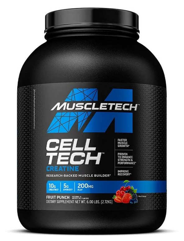 Muscletech Cell-Tech Creatine Formula Fruit Punch, 6Lb
