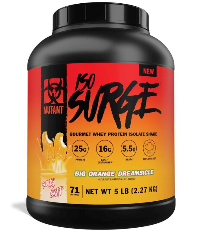 Mutant ISO Surge Whey Isolate Protein Big Orange Dreamsicle (5lbs)