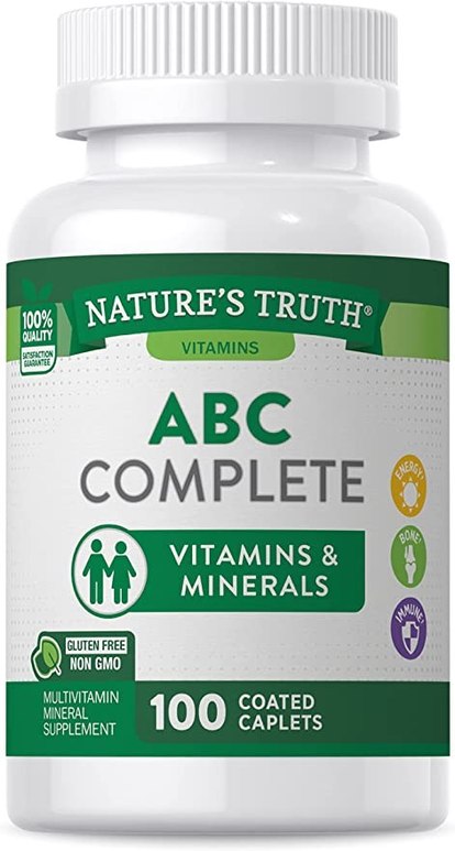 Nature&#039;s Truth Adult ABC Complete Multivitamin for Men and Women