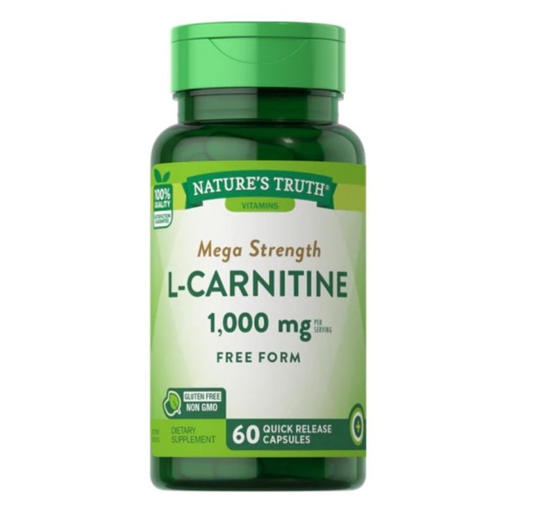Natures Truth L-Carnitine 1000mg (60 Tablets)