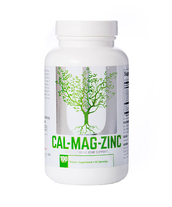 Universal Nutrition Calcium-Magnesium-Zinc (100 Tablets)