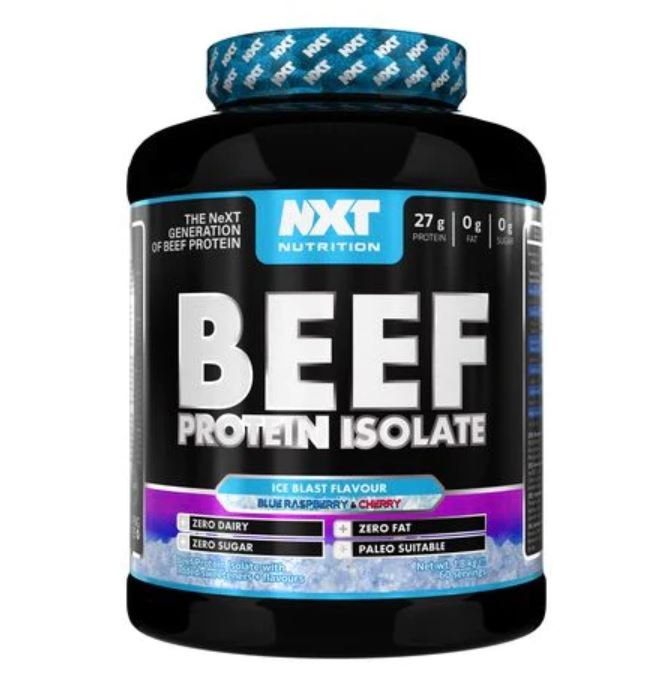 NXT Beef Protein Isolate Ice Blast Blue Raspberry & Cherry (1.8kg)