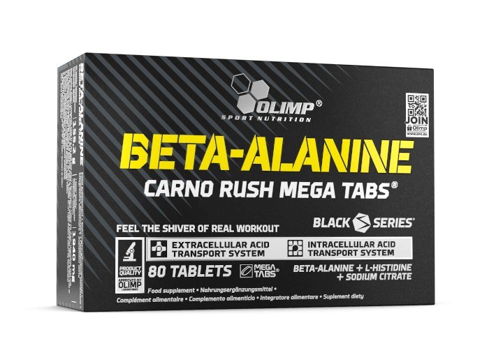 Olimp Beta-Alanine Carno Rush Mega Tabs, 80 Tablets