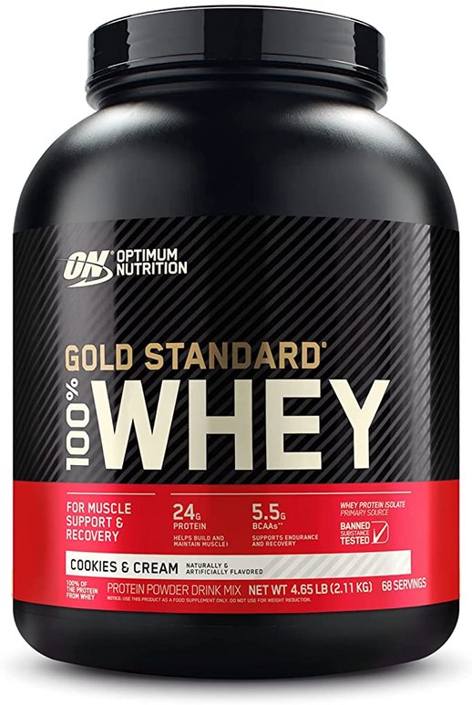 Optimum Nutrition Gold Std 100% Whey C&C 5lb 4/Cs
