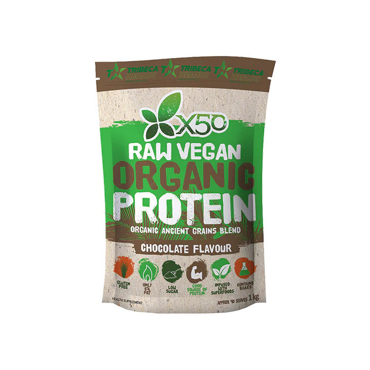 Tribeca Health X50 Vegan Organic Protein Chocolate (1kg)