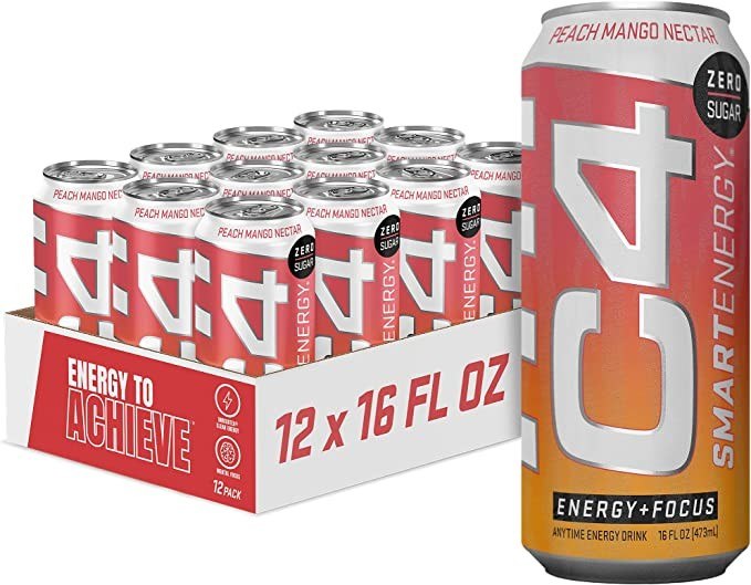 Cellucor C4 Smart Energy Drink Peach Mango 160Z