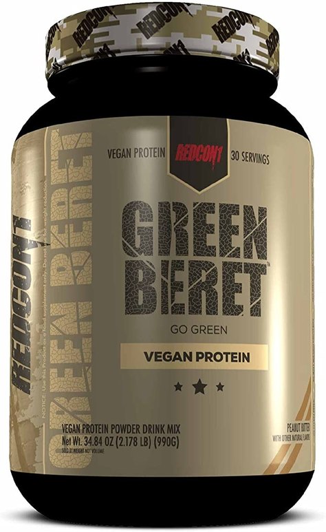 Redcon1 Green Beret, Vegan Protein (Peanut Butter)