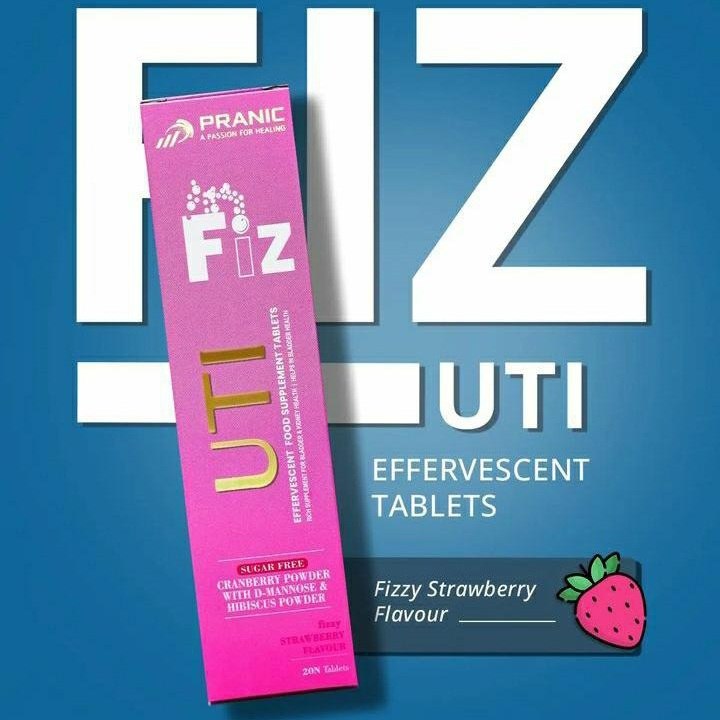 Pranic FIZ UTI Care Strawberry (20 Tablets)