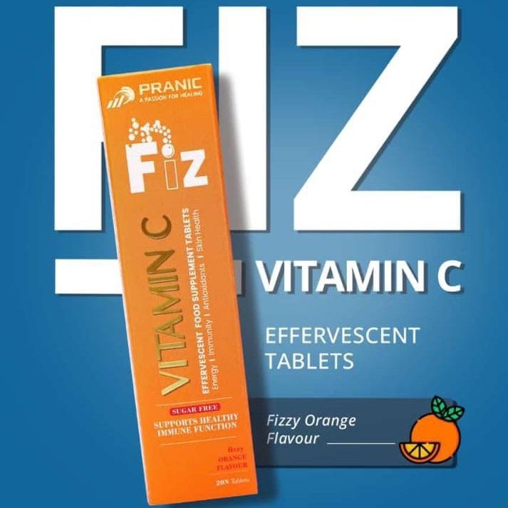 Pranic FIZ Vitamin C Orange (20 Tablets)