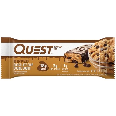 Quest Nutrition Dipped Chocolate Chip Cookie Dough (50g)