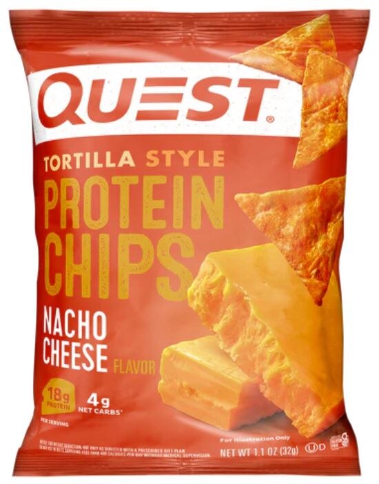 Quest Nutrition Tortilla Style Protein Chips Nacho Cheese (32g)