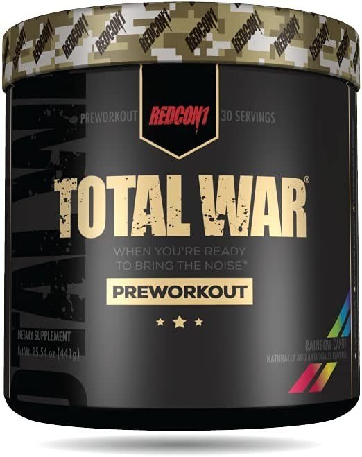 REDCON1 Total War - Pre Workout, 30 Servings, RAINBOW CANDY