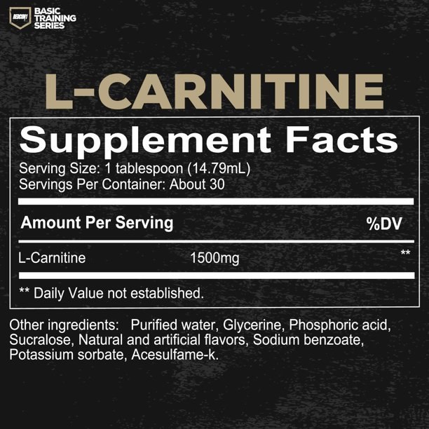 Redcon1-Basic Training L-Carnitine Liquid 1500mg 30sv Orange 6