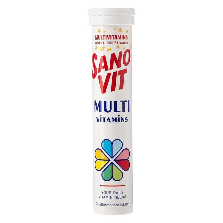 Sano Vit Multivitamins Tropical Fruits Flavour (20 Tablets)