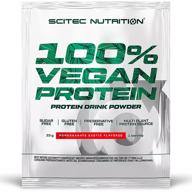 Scitec Nutrition 100% Vegan Protein Pomegranate Exotic (33g)