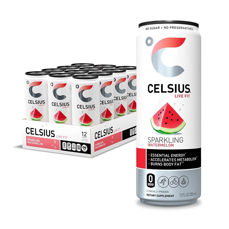 CELSIUS Sparkling Watermelon, Functional Essential Energy Drink