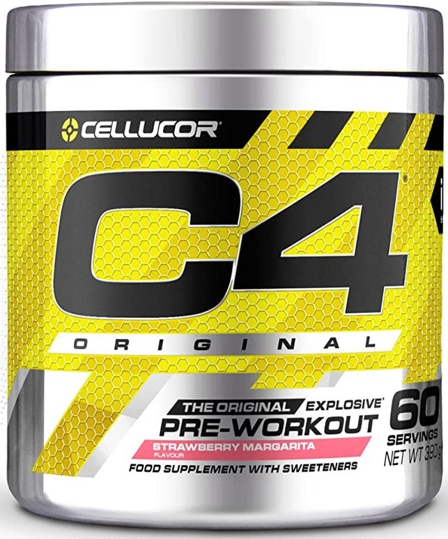 Cellucor C4 Original Beta Alanine Sports Nutrition Bulk Pre Workout Powder for Men & Women Strawberry Margarita (390g)