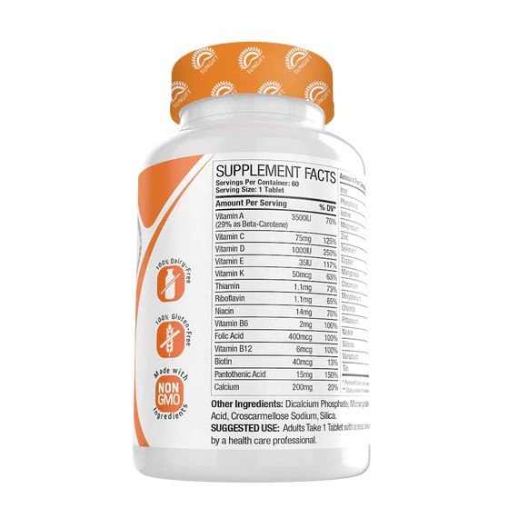 Sungift Nutrition Multiple Hers - Women Multivitamins, 60 Tablets 2