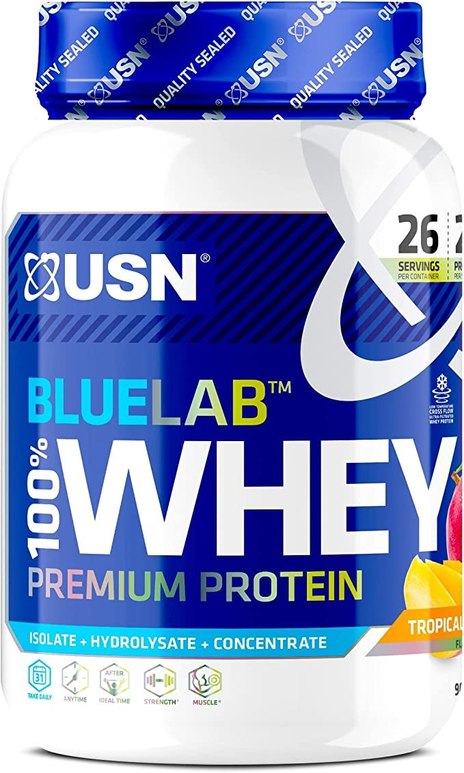 USN Premium Whey Protein Powder: USN Blue Lab Whey Tropical Smoothie 2KG