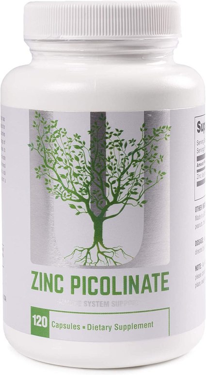 Universal Nutrition Zinc Picolinate - 25mg of Zinc Picolinate, 120 Capsules