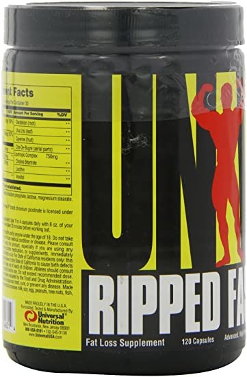 Universal Nutrition Ripped Fast 120 Capsules 2
