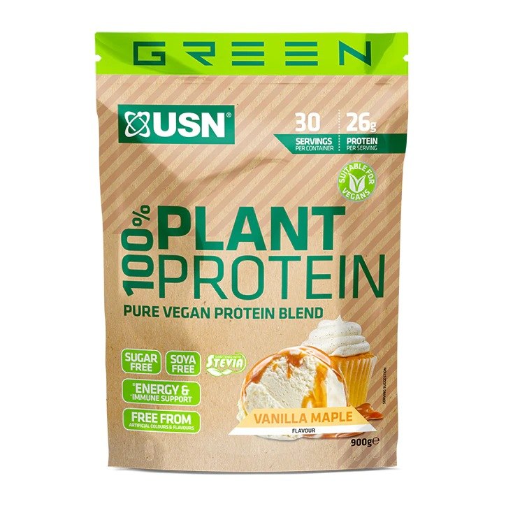 USN 100% Plant Protein Vanilla Maple (900g)