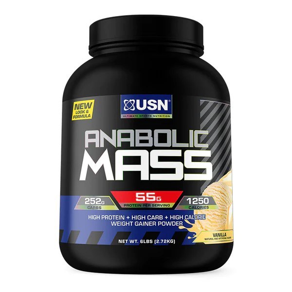 USN Anabolic Mass Gainer Vanilla (6lb) 2.72 kg