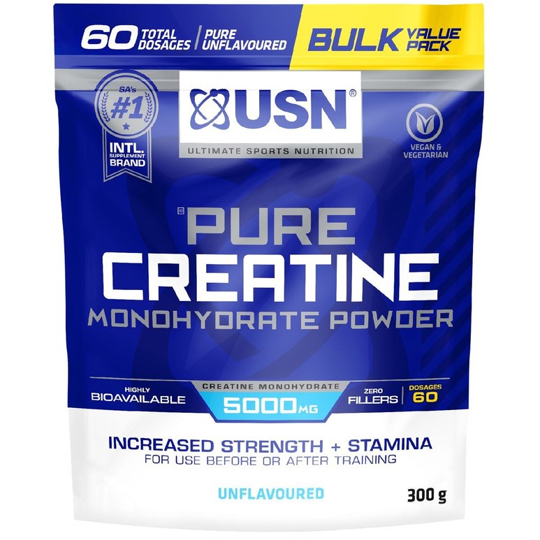 USN Micronized Creatine Monohydrate Powder (300g)