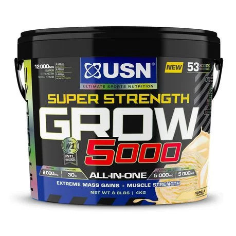 Usn Super Strength Grow 5000 - 4Kg Vanilla
