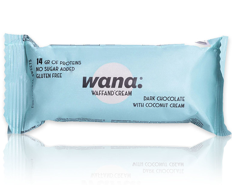 Wana Waffand Cream Dark Chocolate With Coconut Cream (43g)