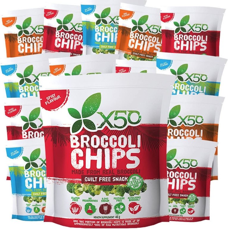 Tribeca Health X50 Broccoli Chips (40g)
