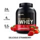 Optimum Nutrition Gold Std 100% Whey Del Strawberry 5lb(4/Case) 2
